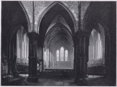 Interior of the Temple Church, Looking East